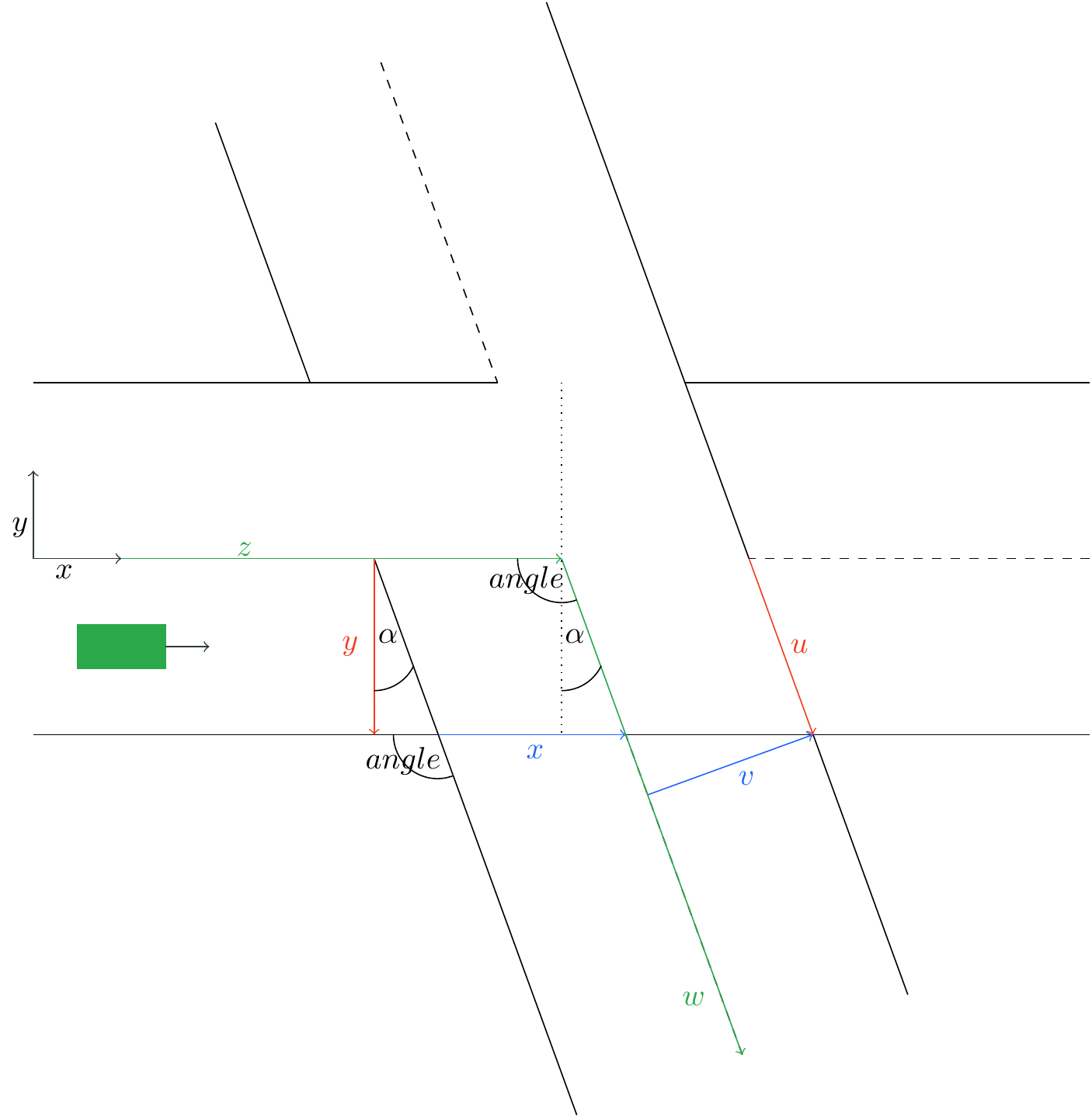 Intersection internal structure